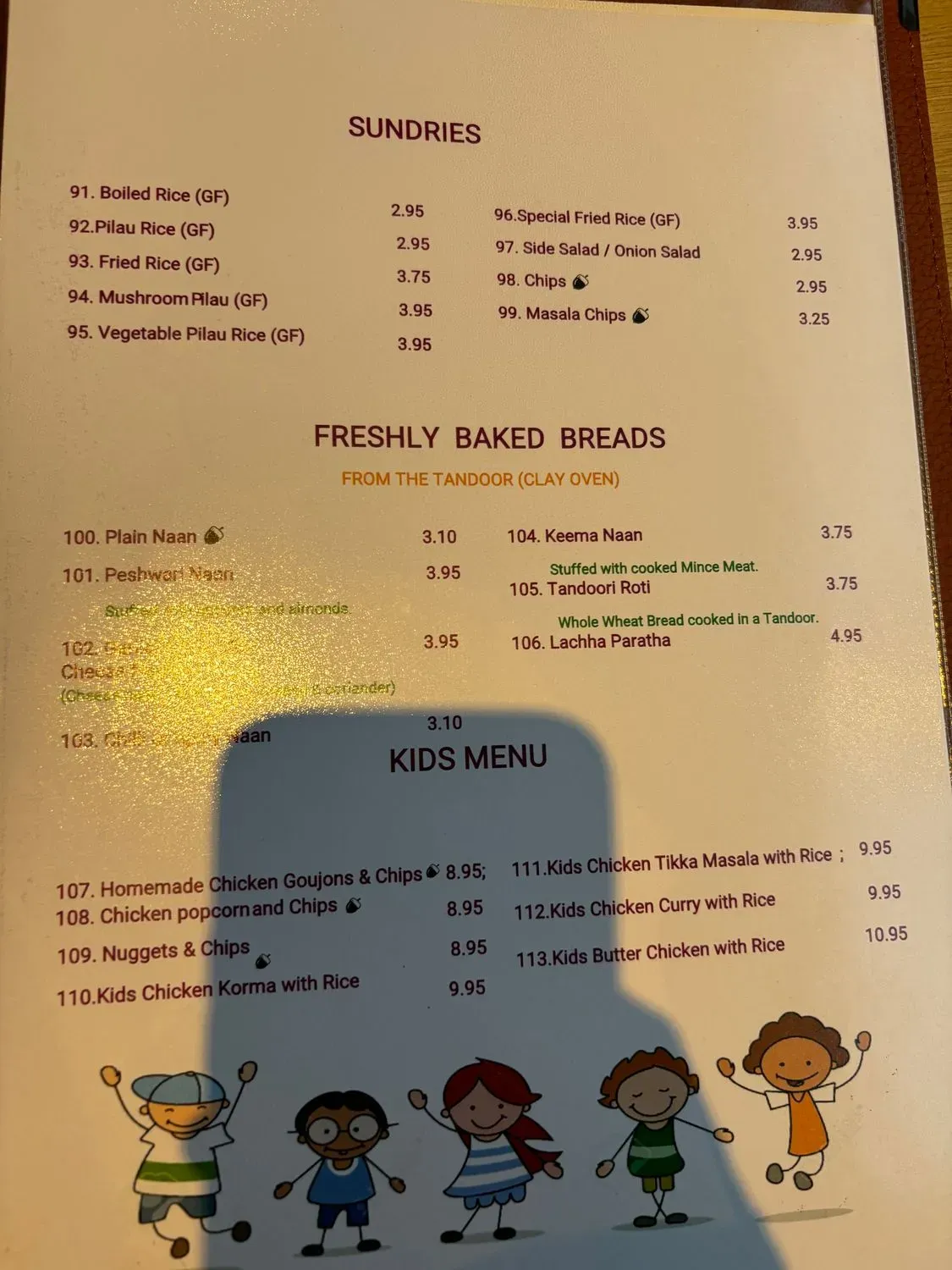 Menu 3