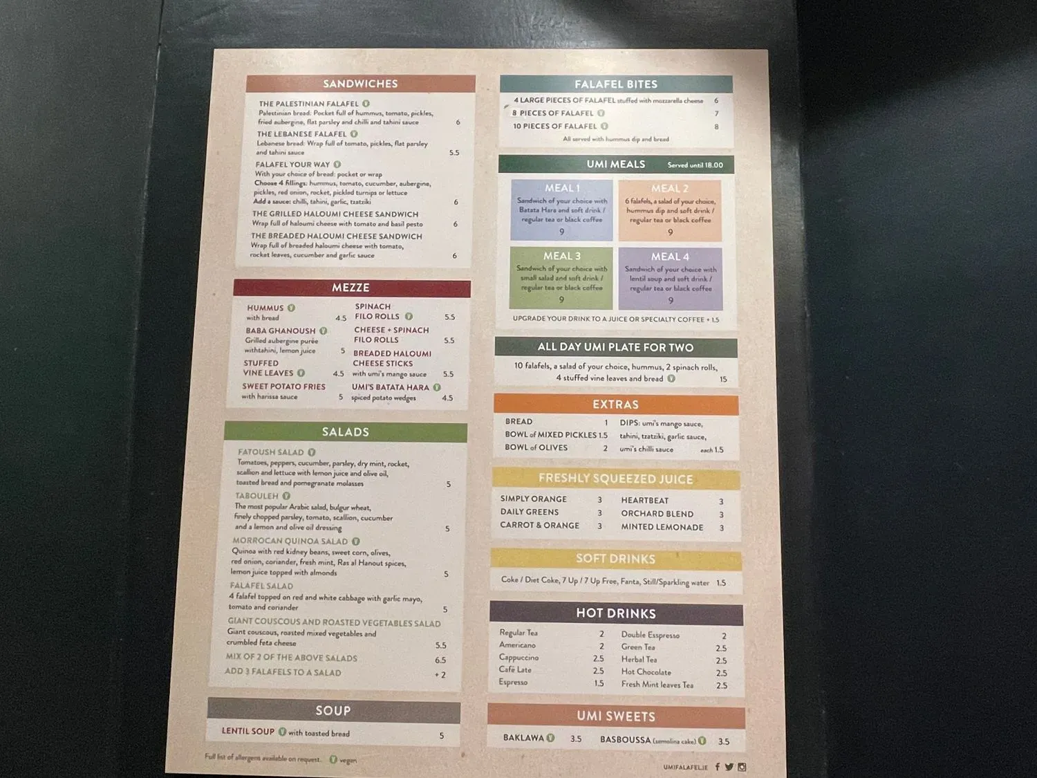 Menu 2