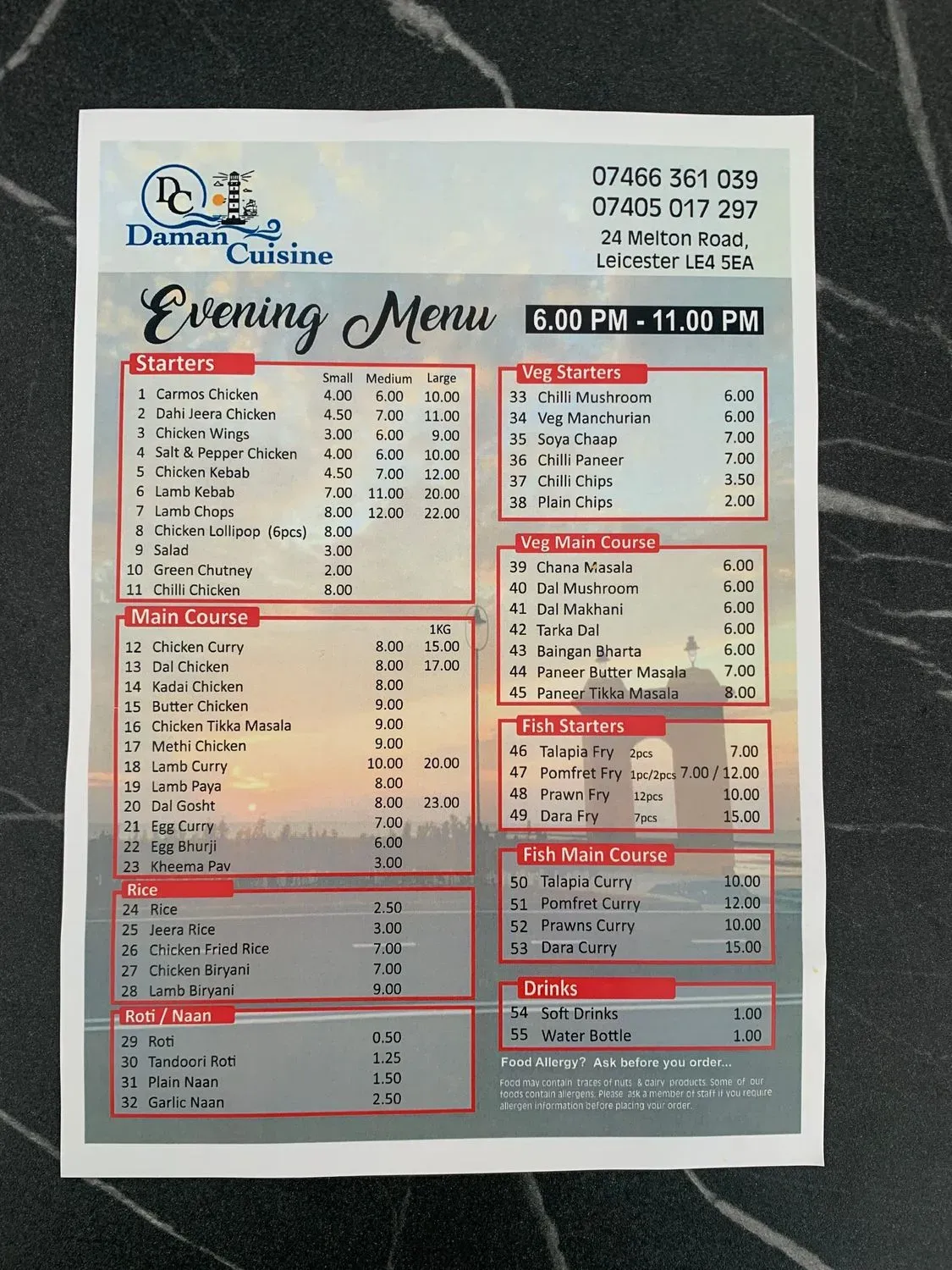 Menu 3