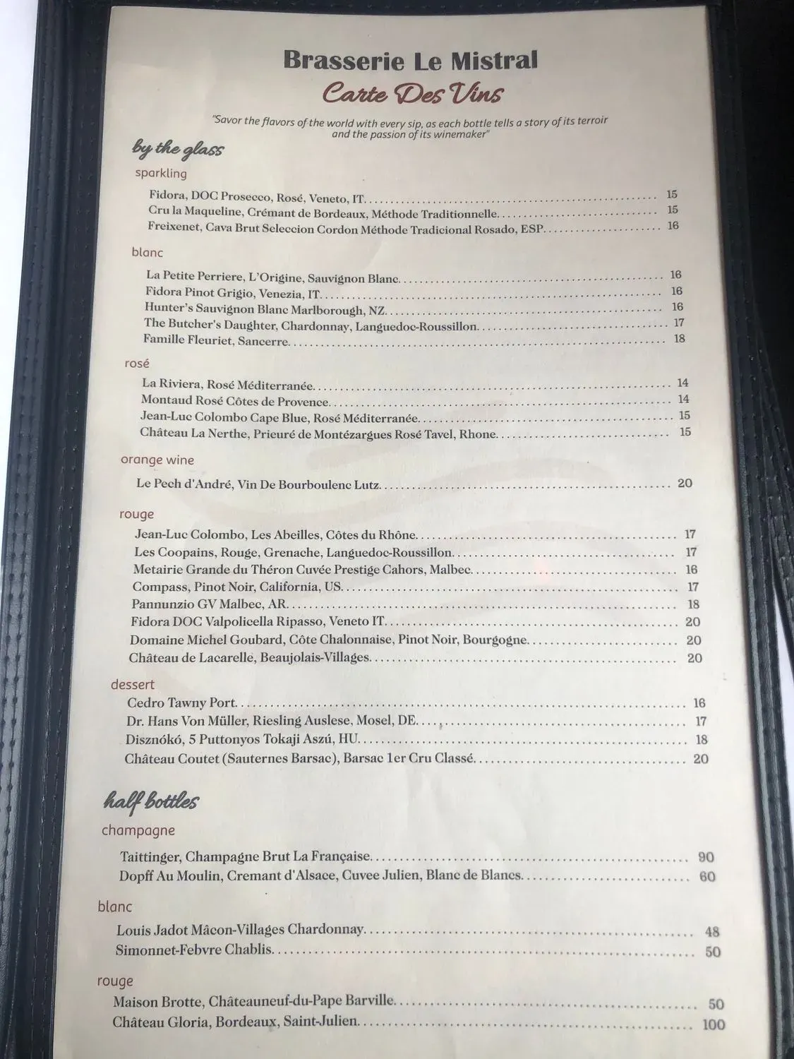 Menu 4