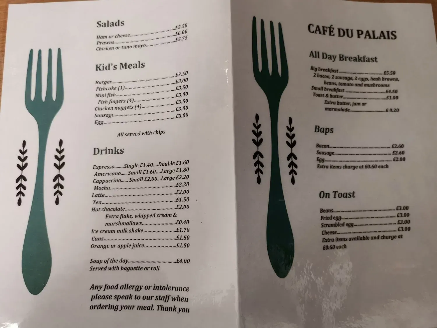 Menu 2