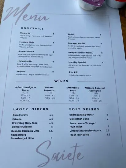 Menu 2