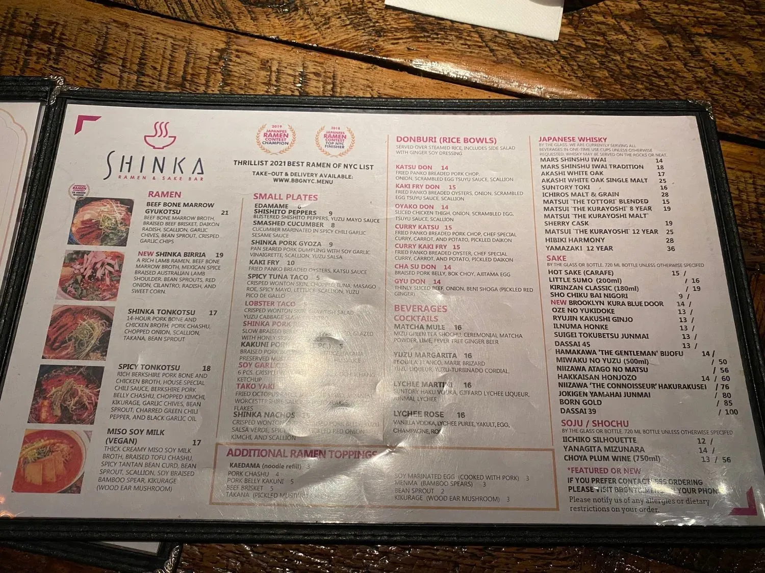 Menu 6