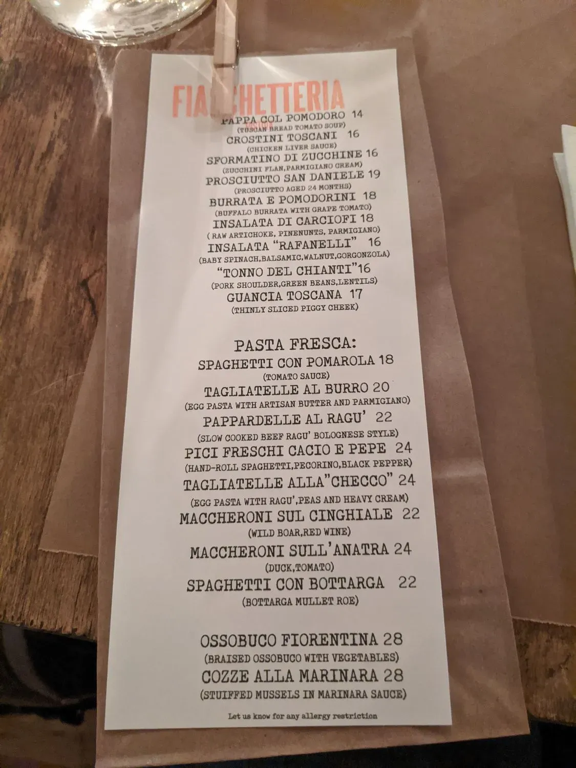 Menu 5