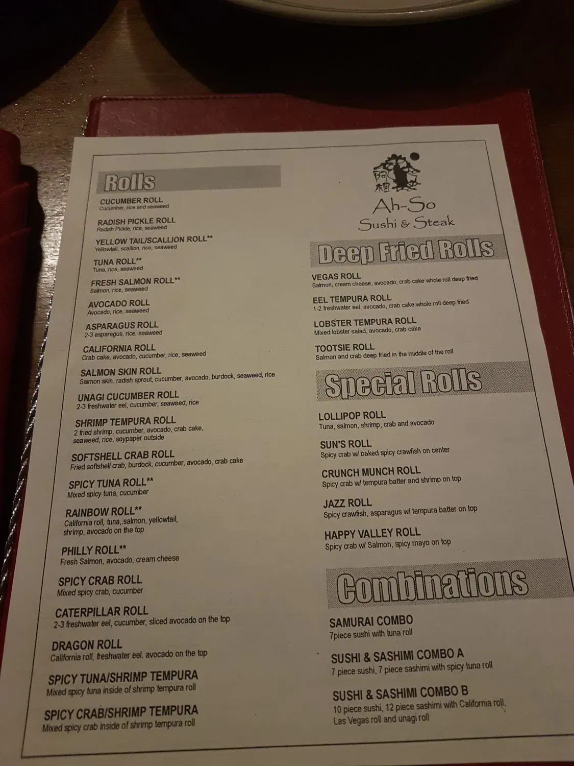 Menu 2