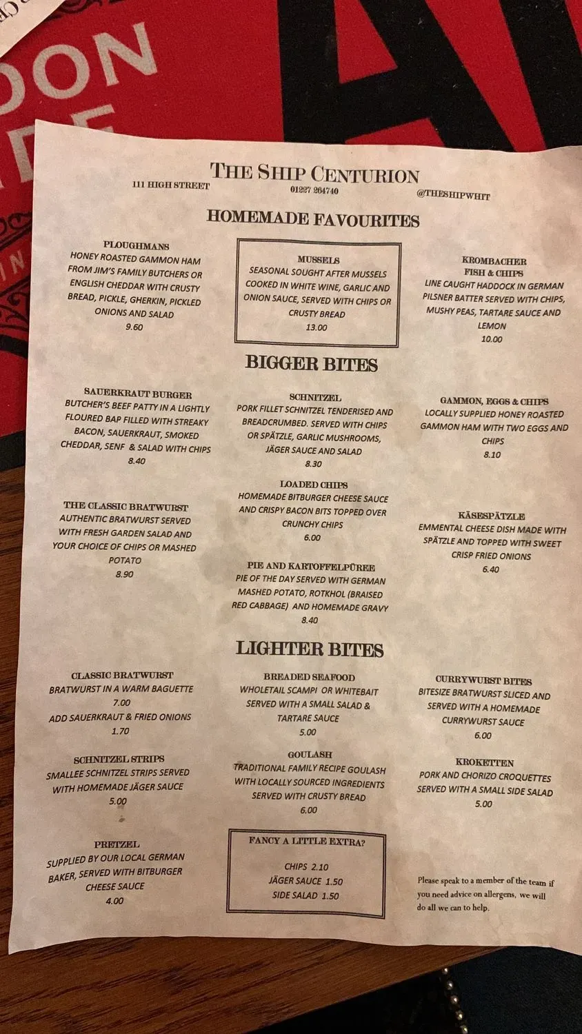 Menu 2