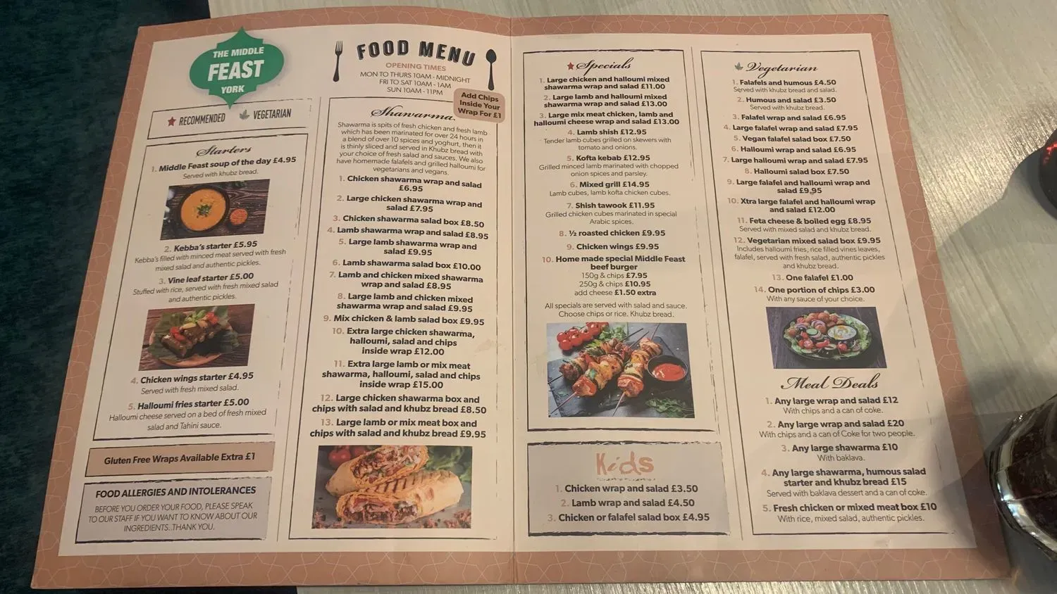 Menu 3