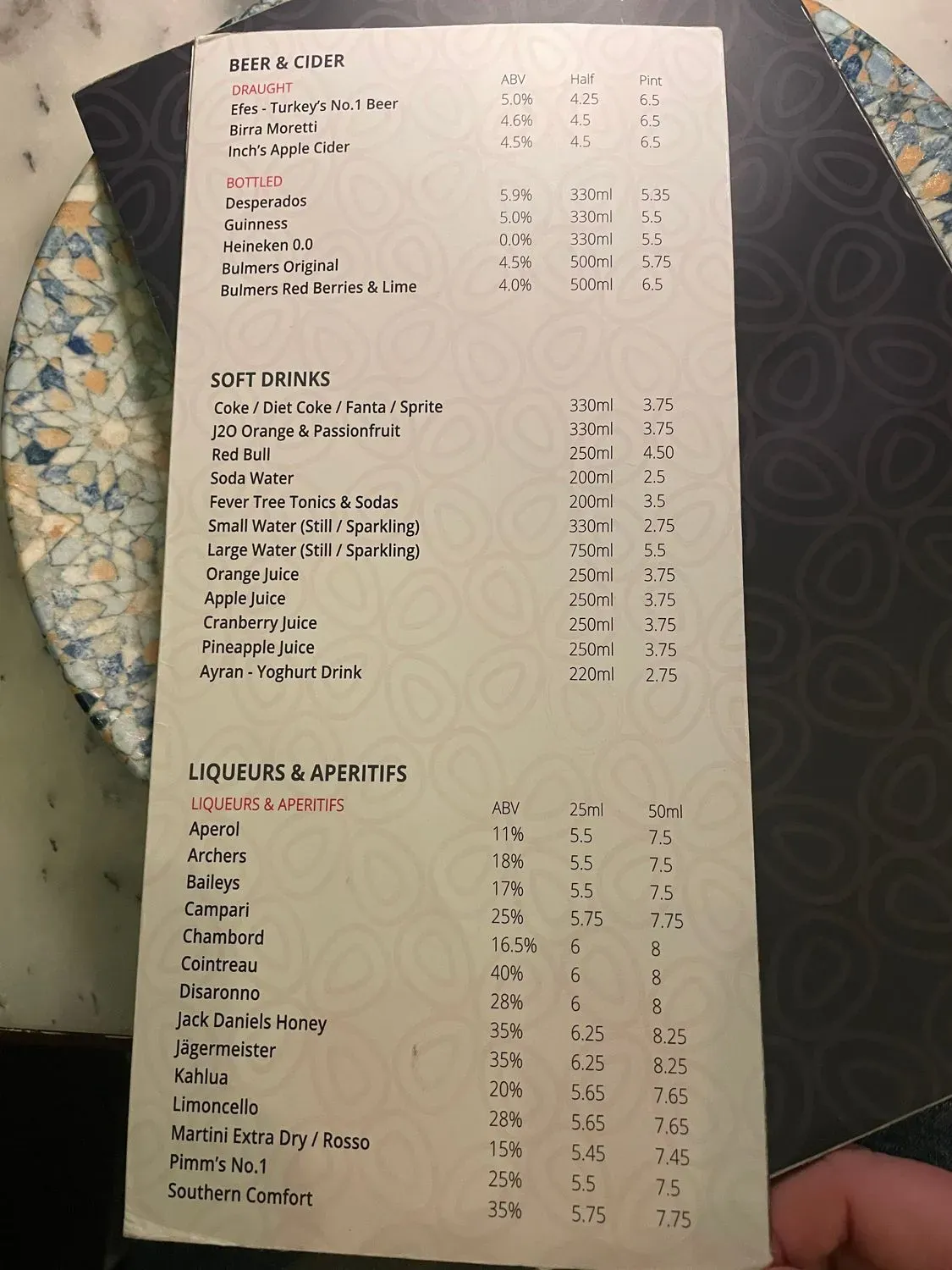 Menu 2