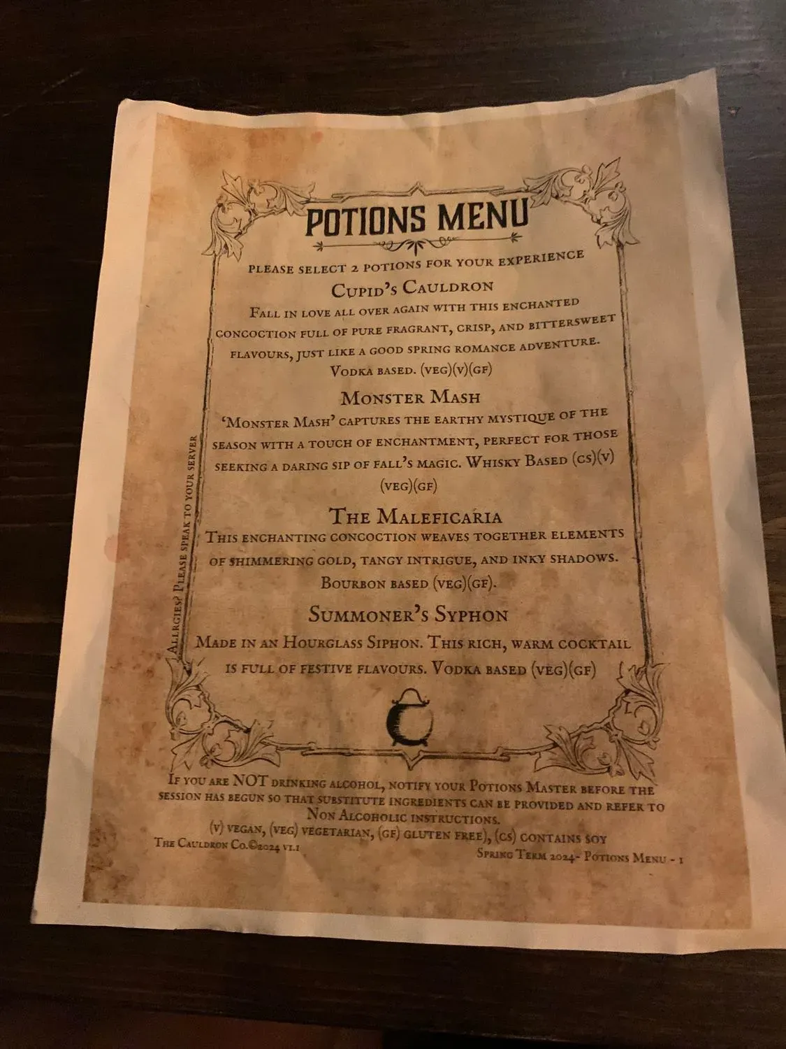 Menu 4