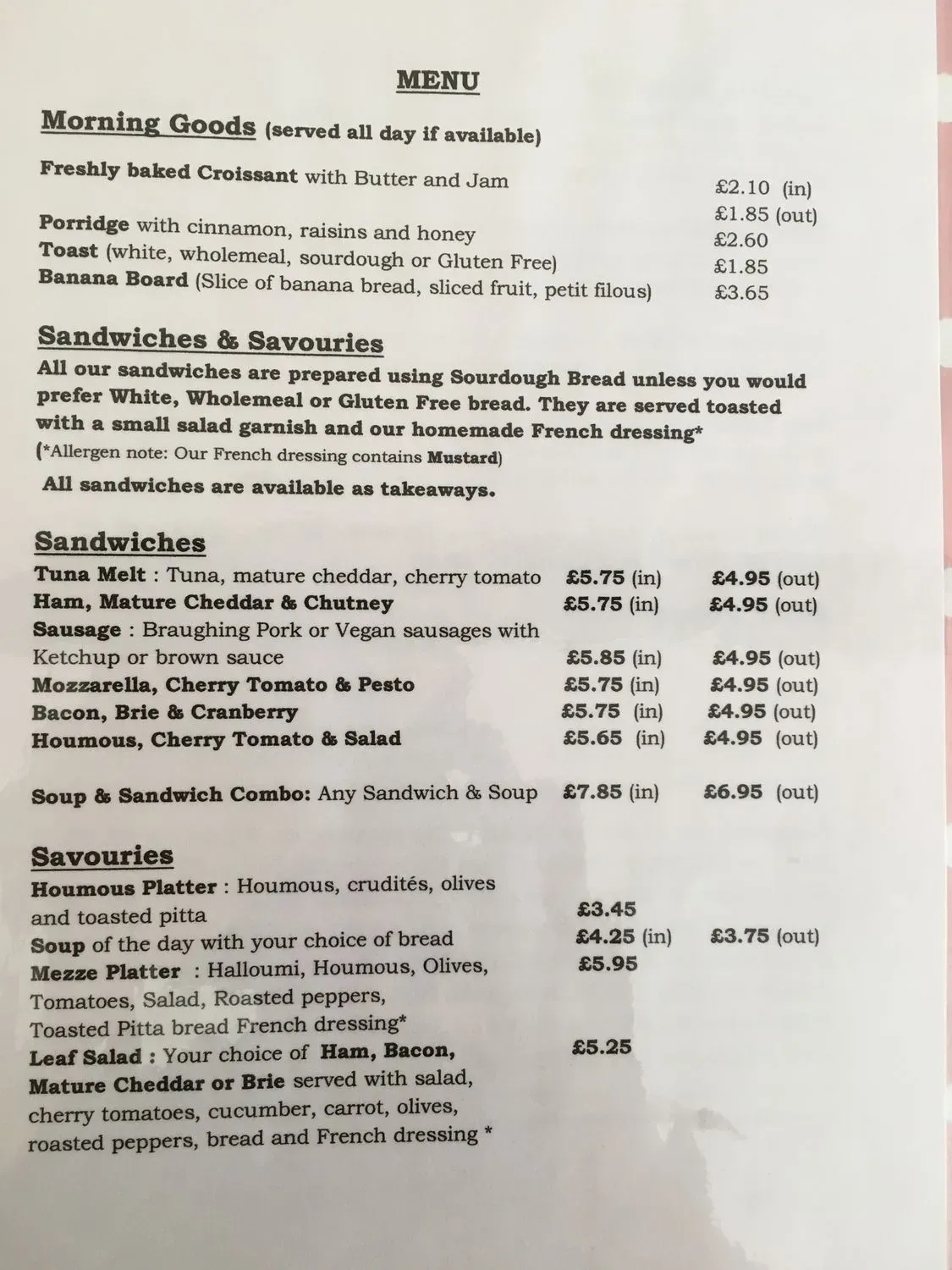 Menu 3