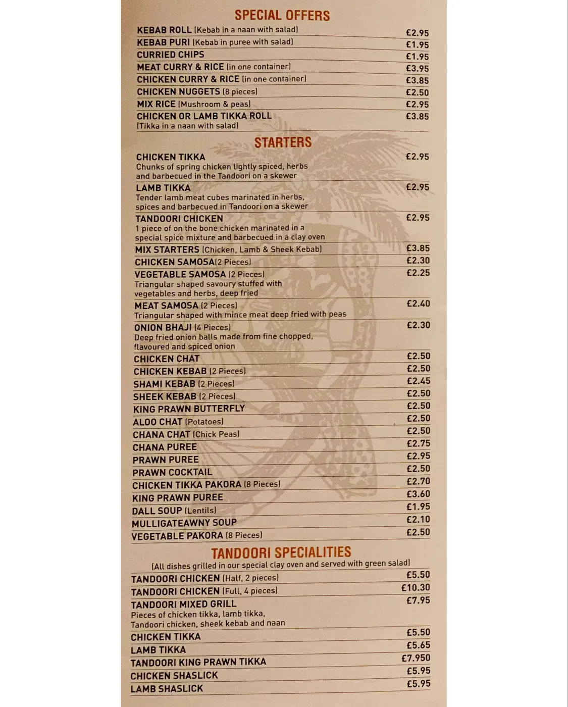 Menu 2