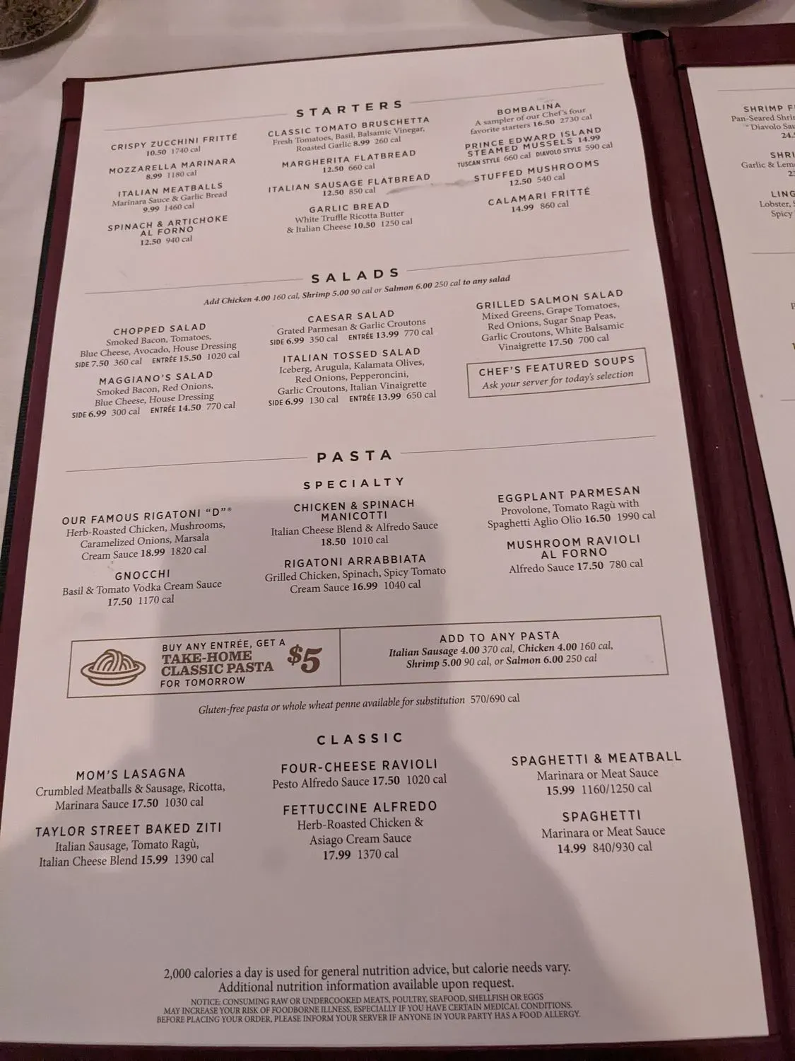 Menu 5