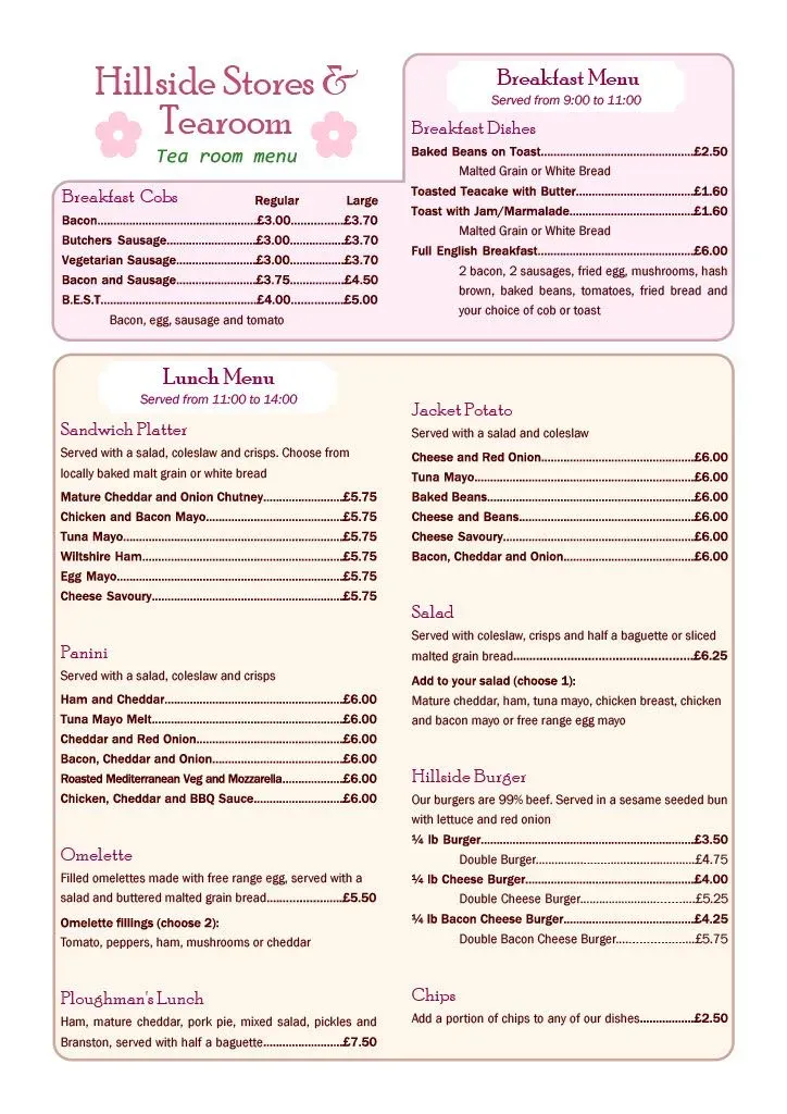 Menu 2