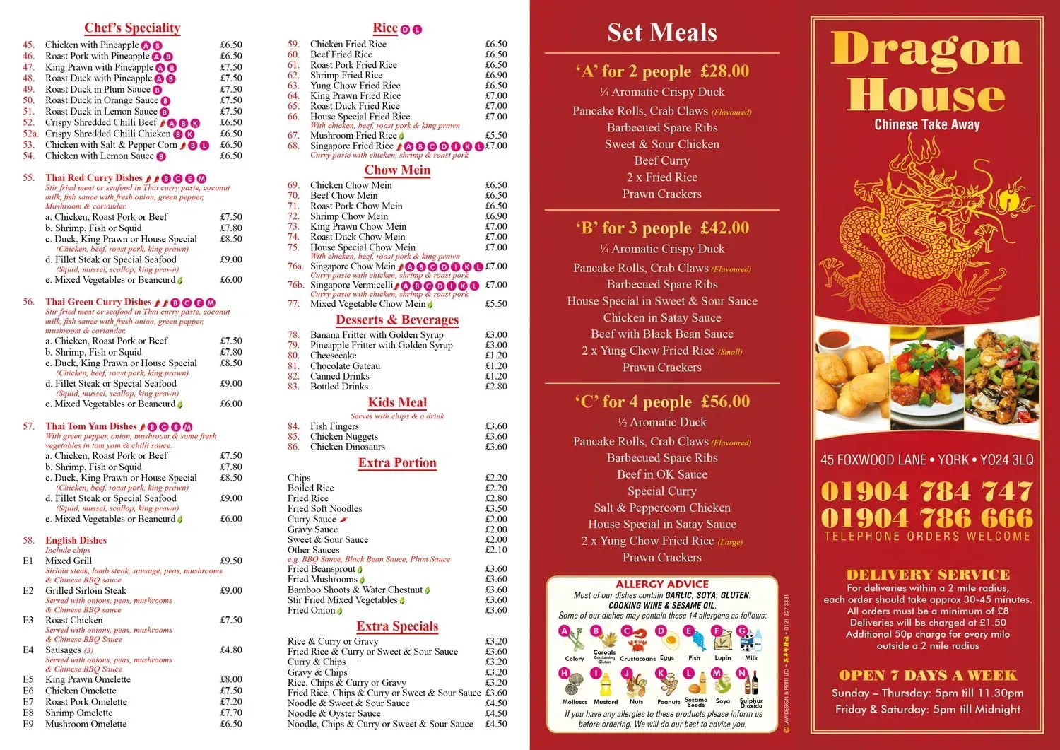 Menu 2