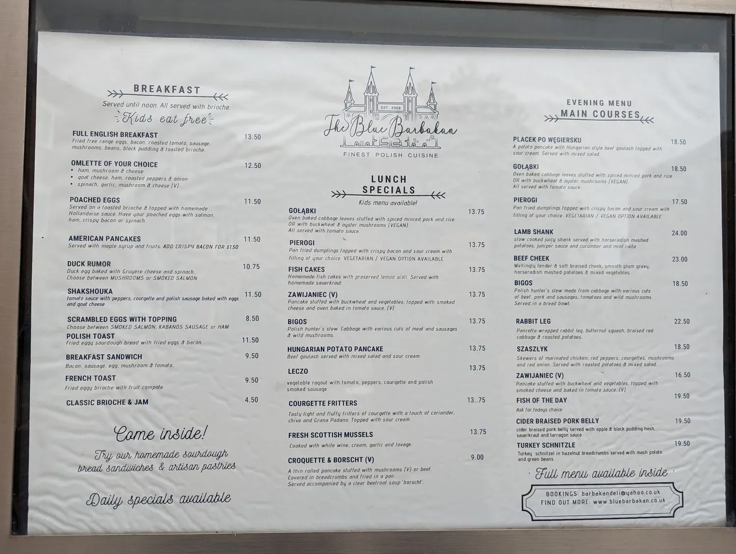 Menu 3