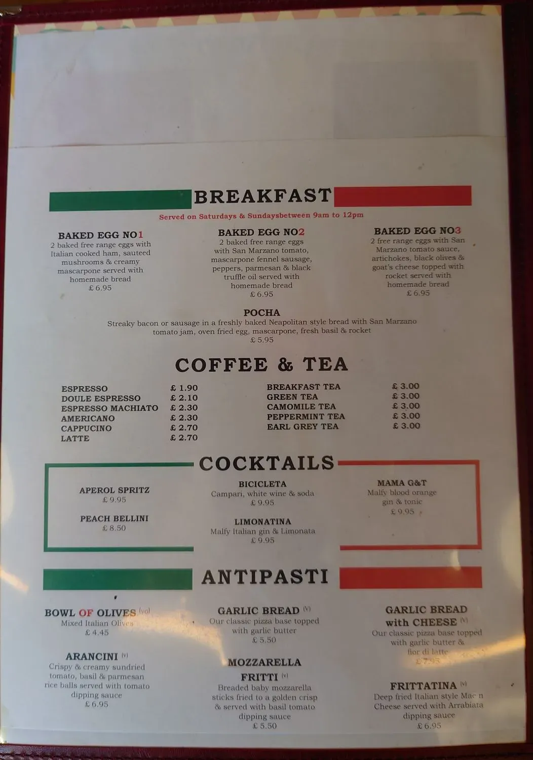 Menu 2