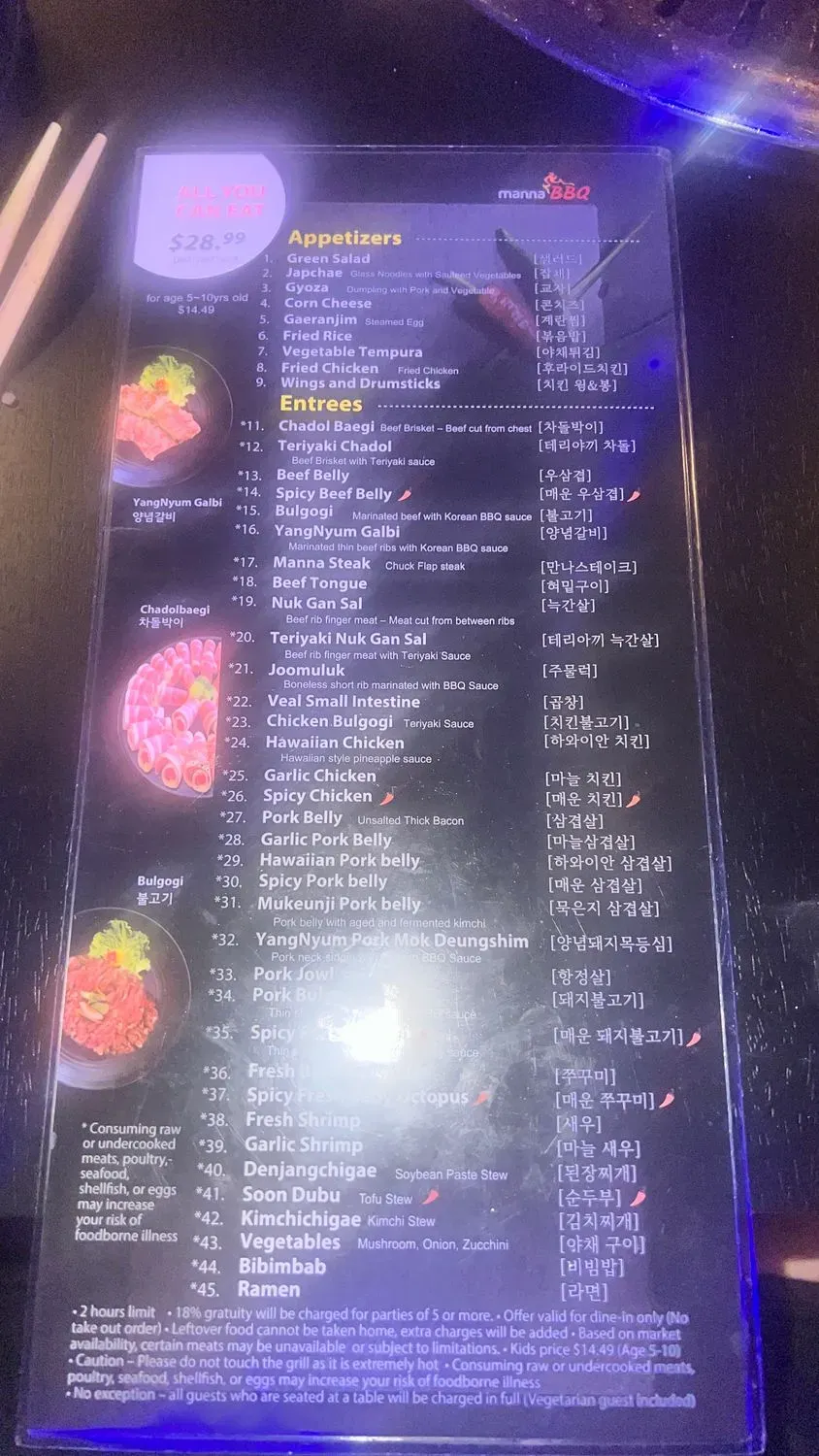 Menu 4