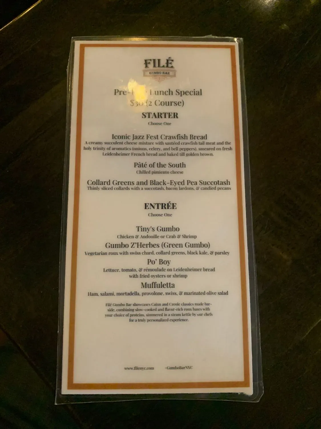 Menu 2