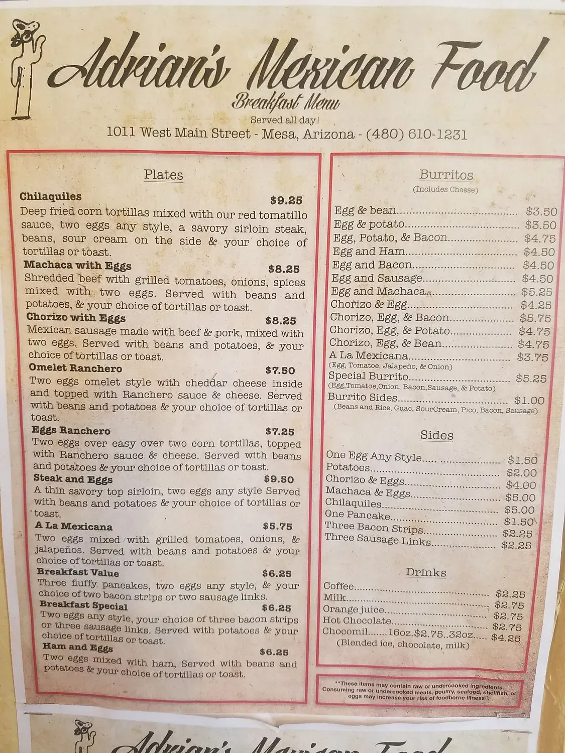 Menu 6