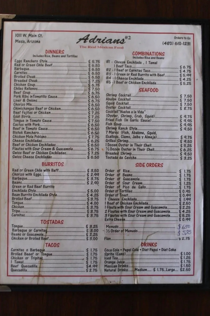 Menu 2