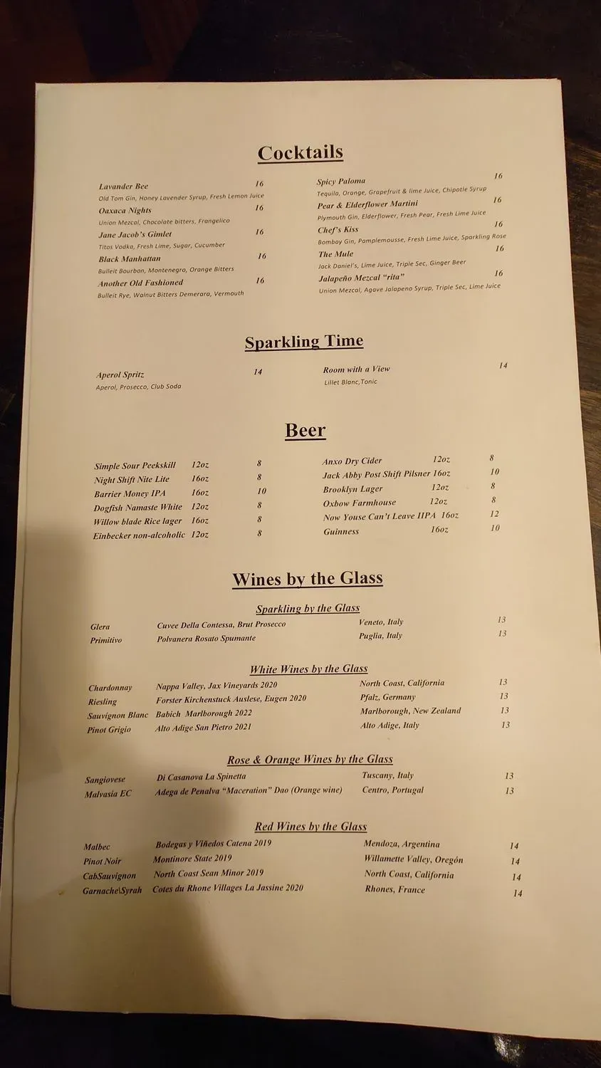 Menu 4