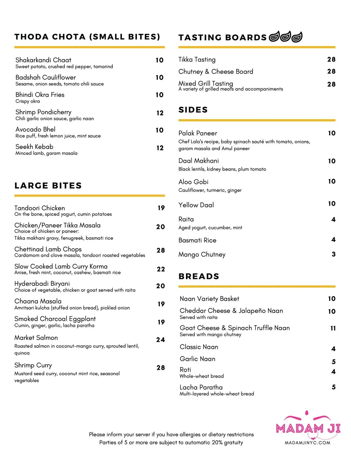 Menu 4