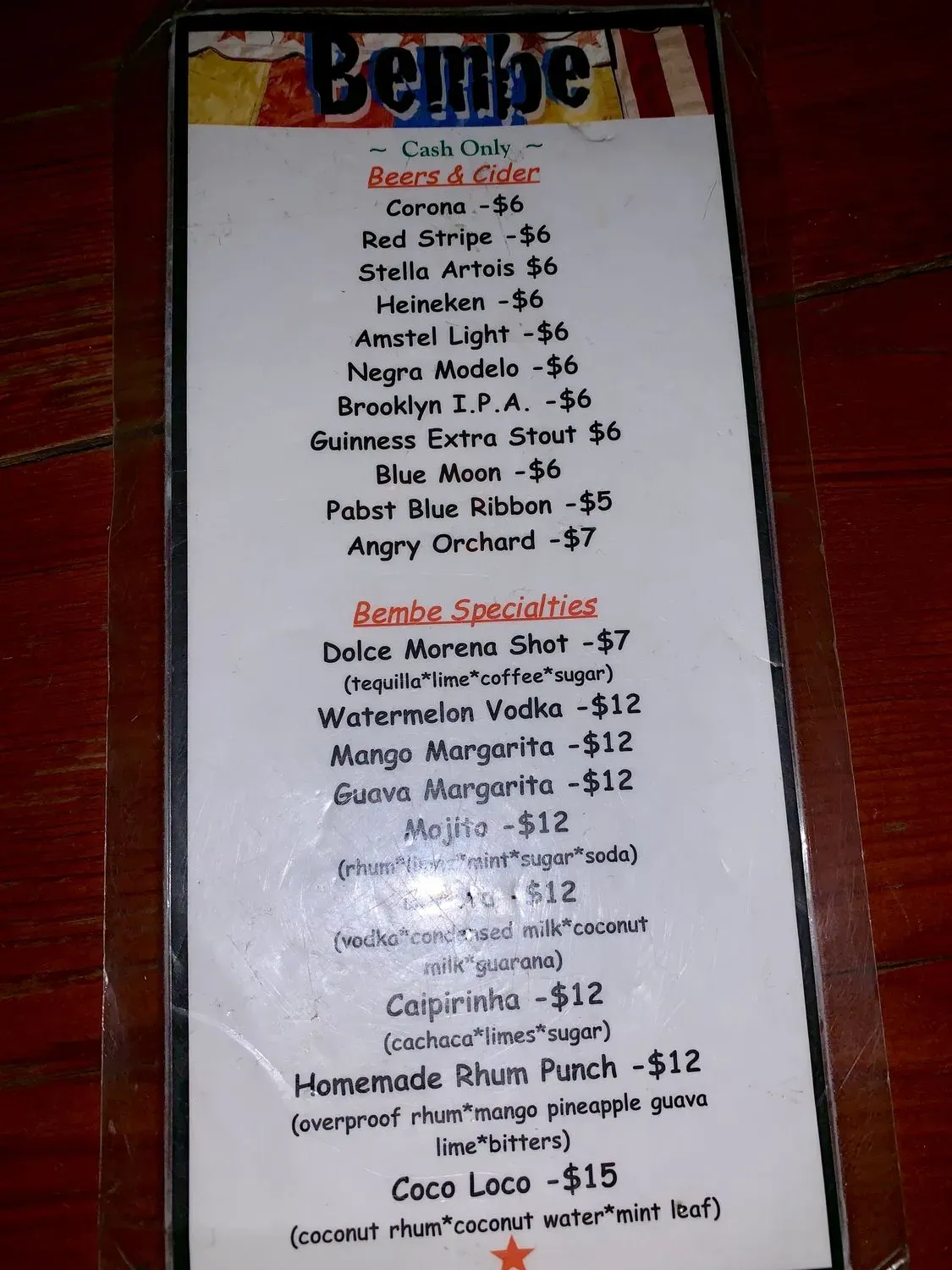 Menu 2