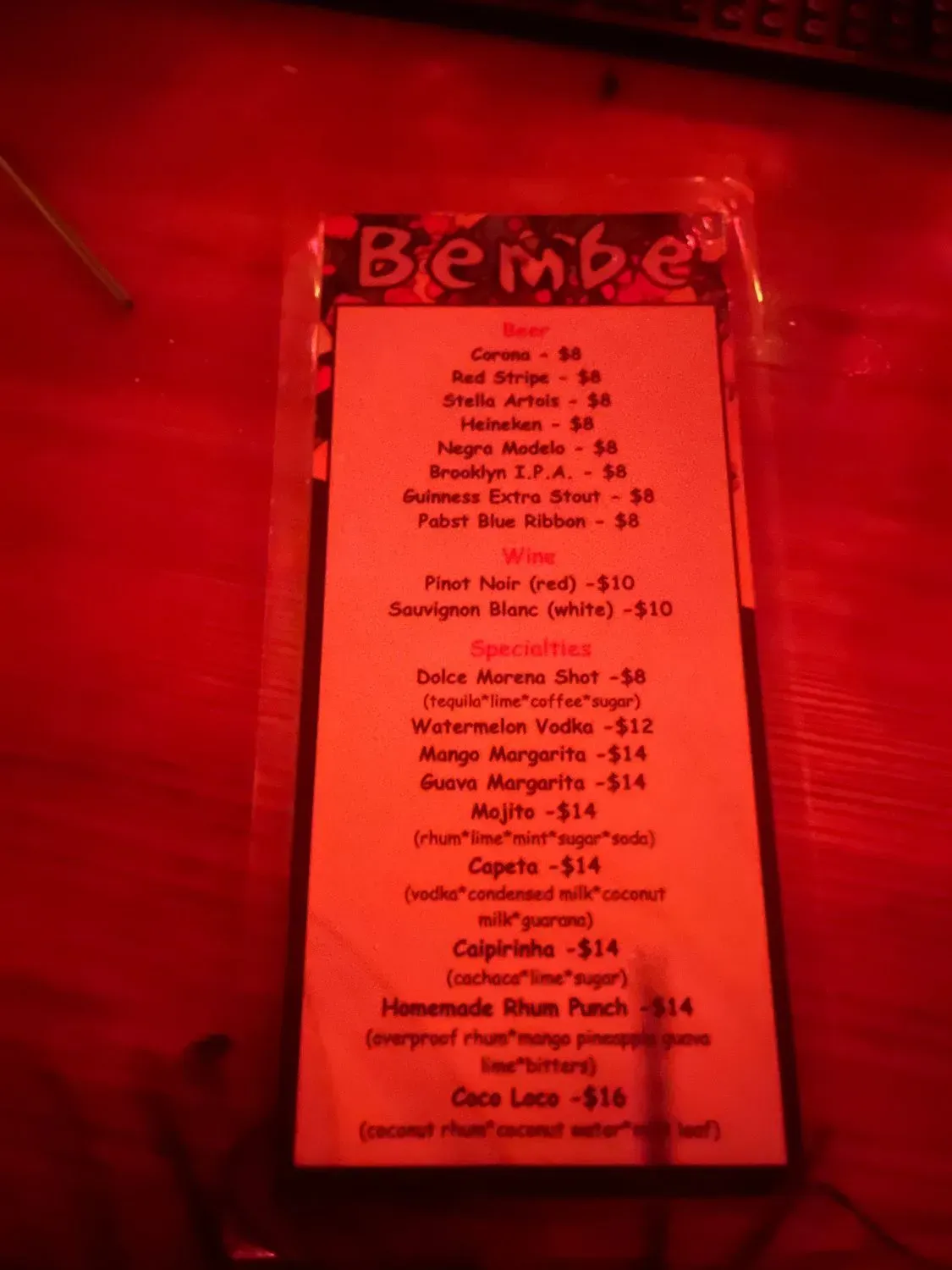 Menu 3