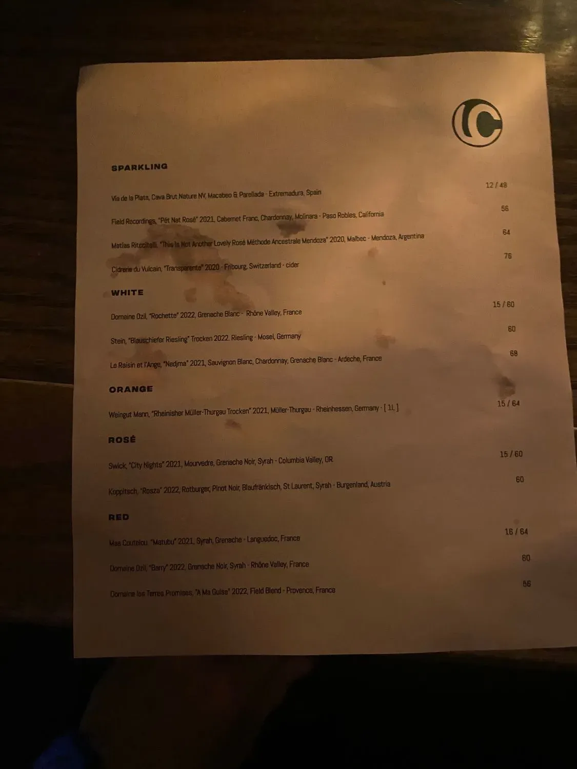 Menu 6