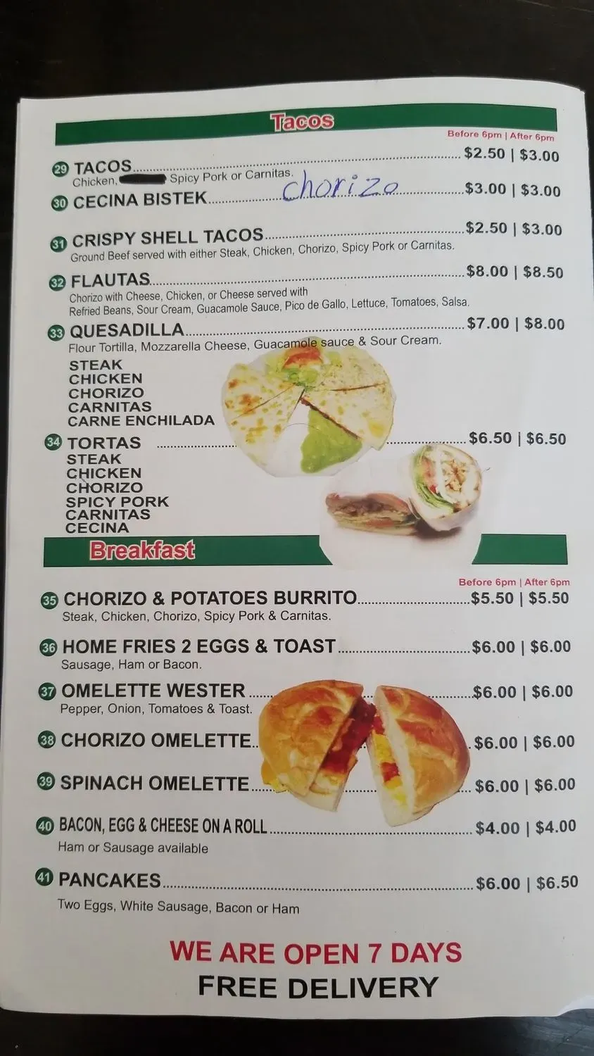 Menu 2