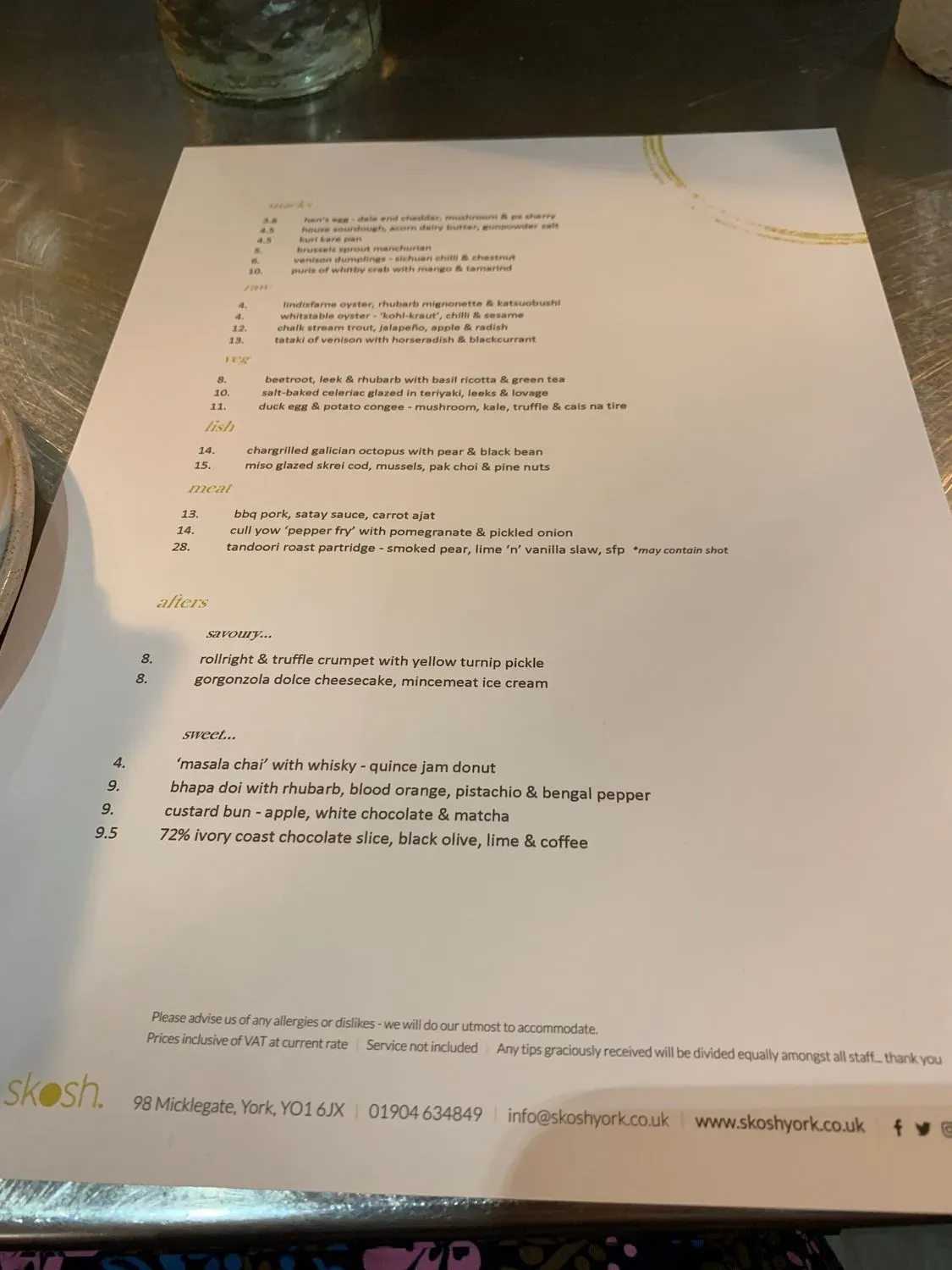 Menu 3