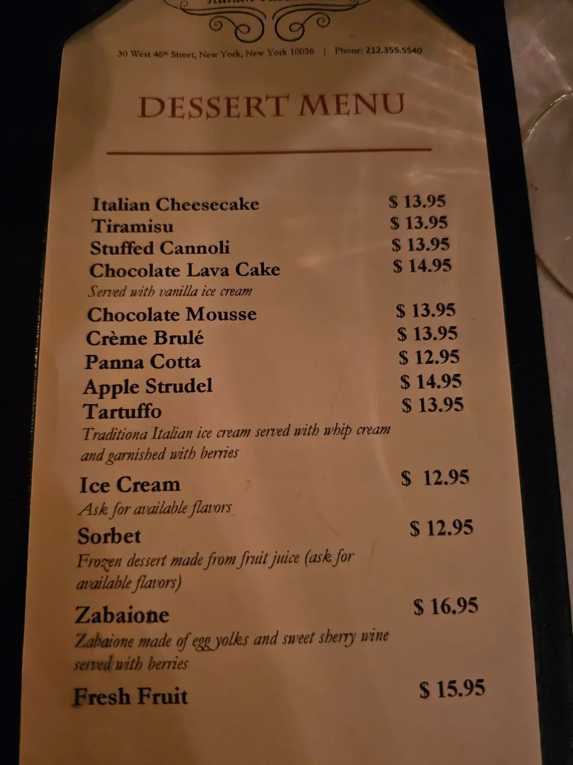 Menu 6