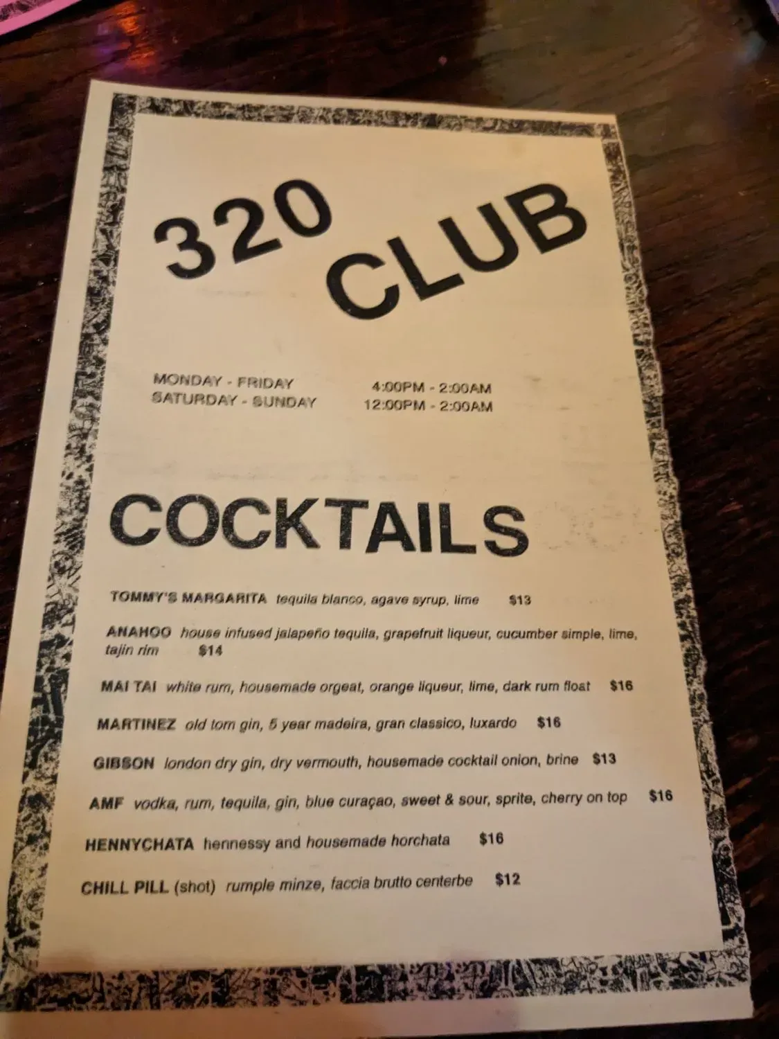 Menu 4