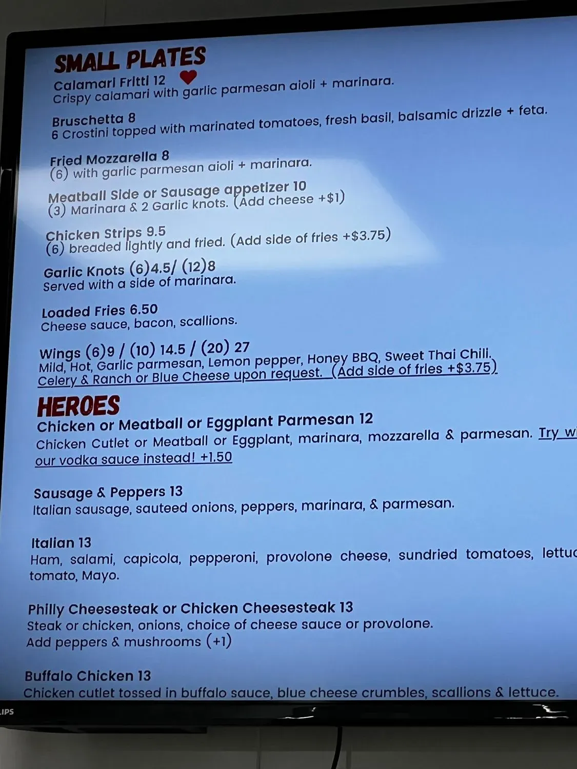 Menu 2