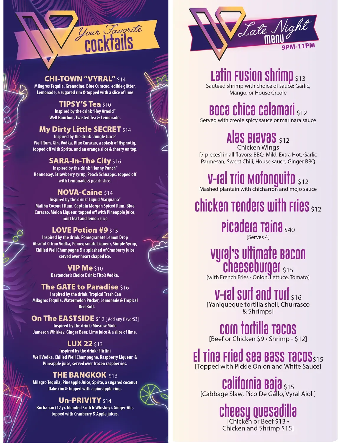 Menu 2