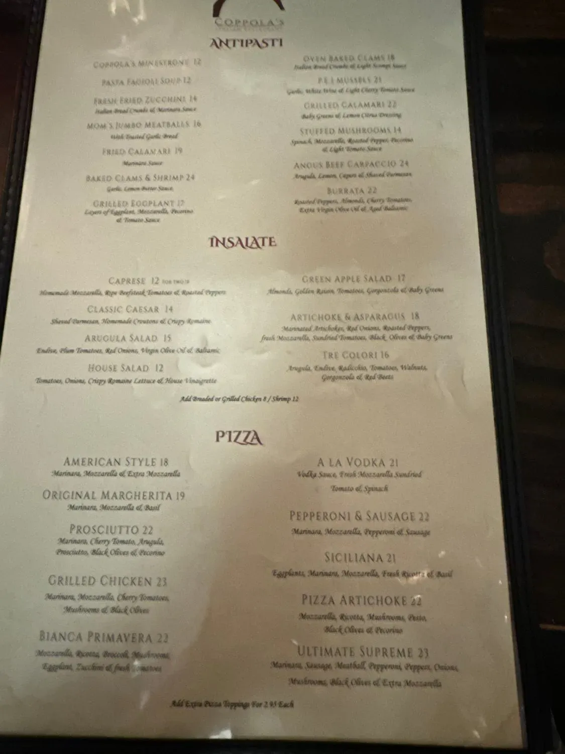 Menu 6