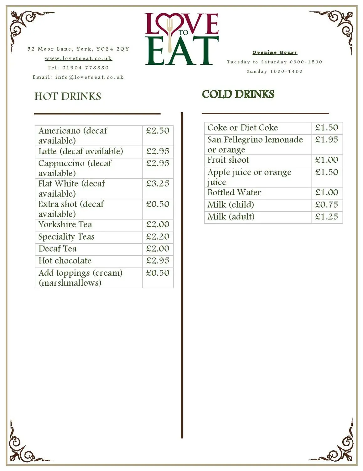 Menu 3