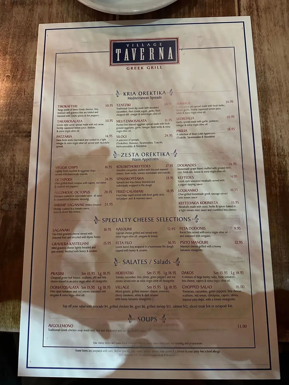 Menu 4