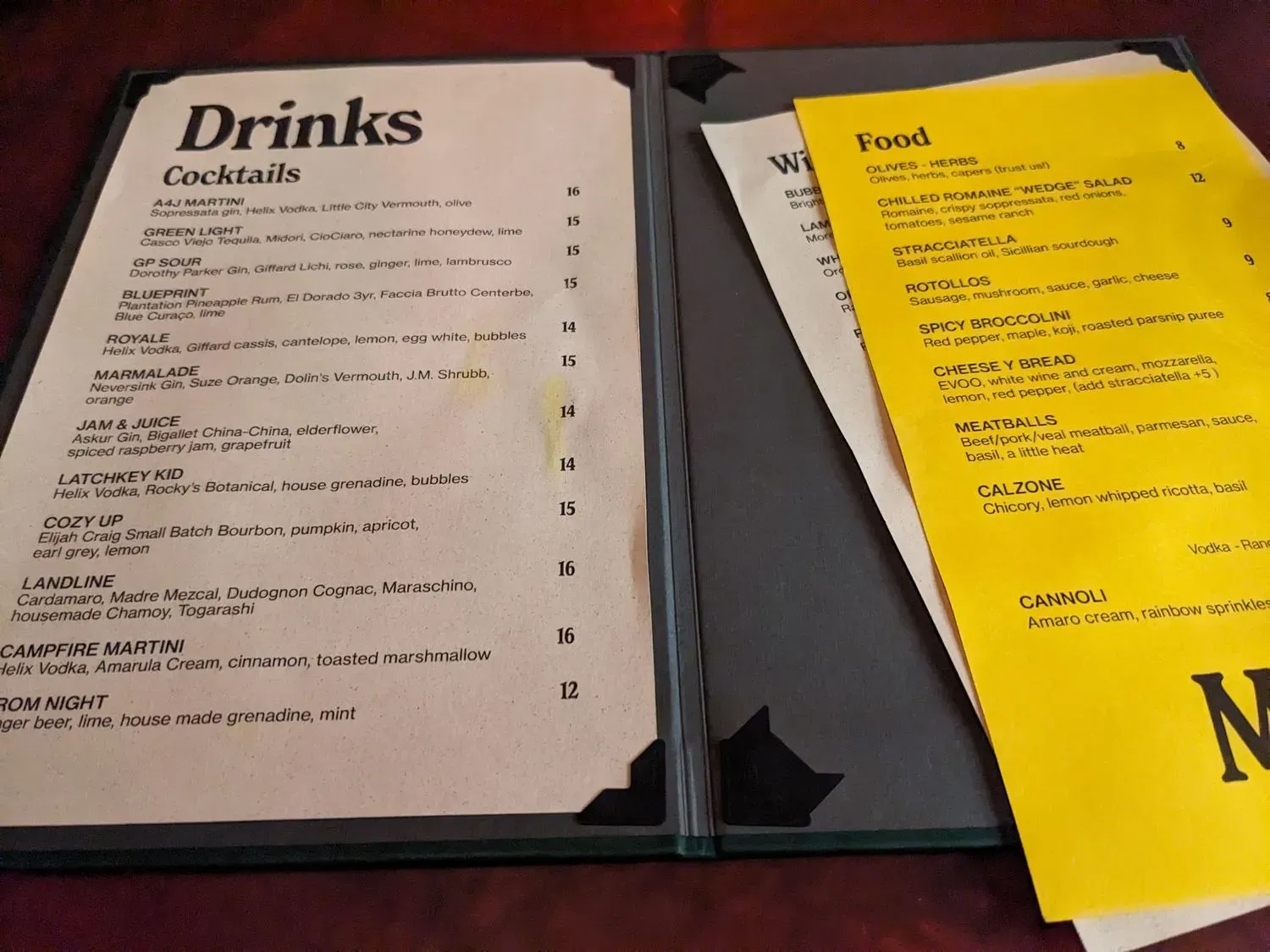 Menu 4