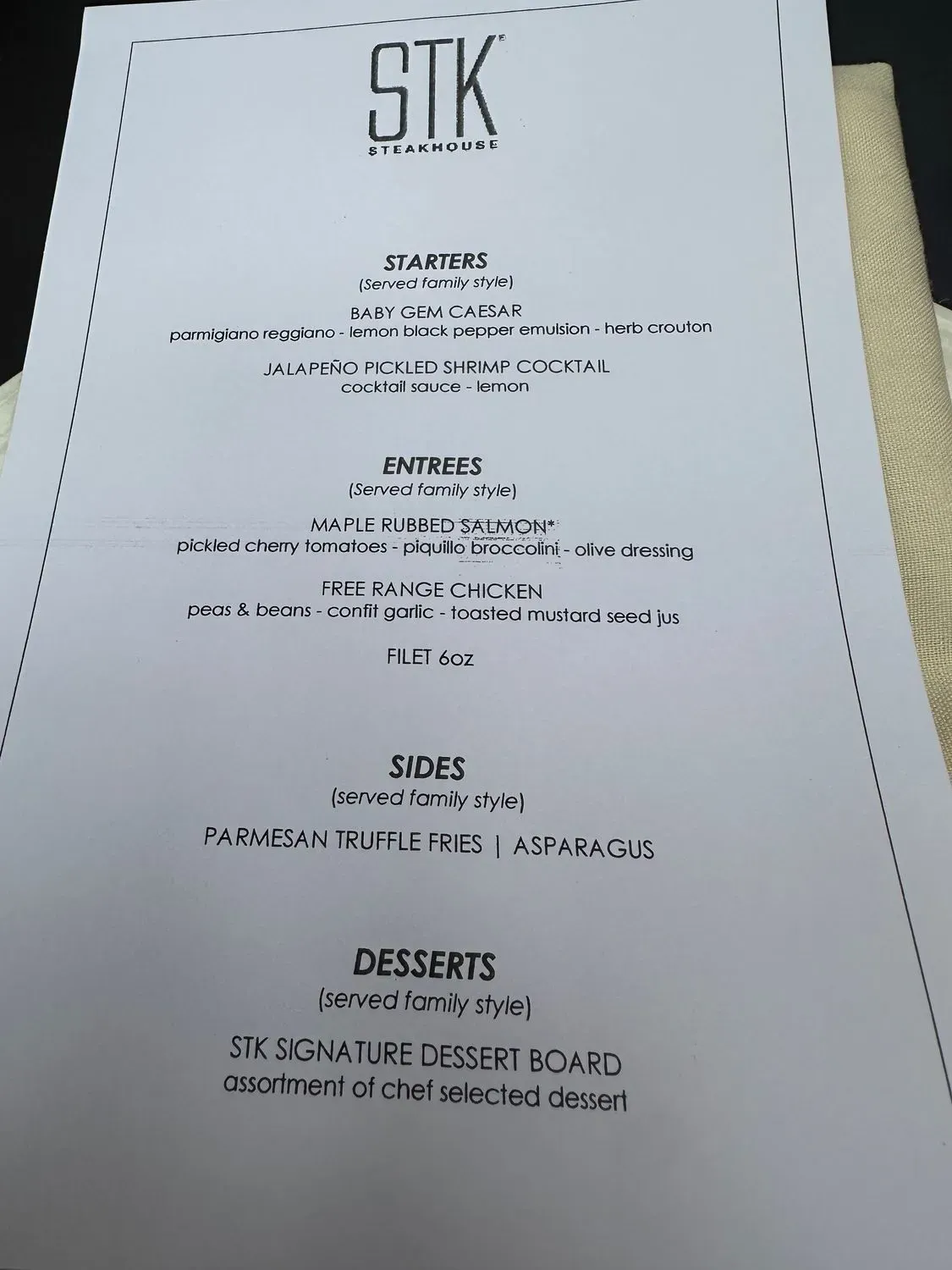 Menu 2