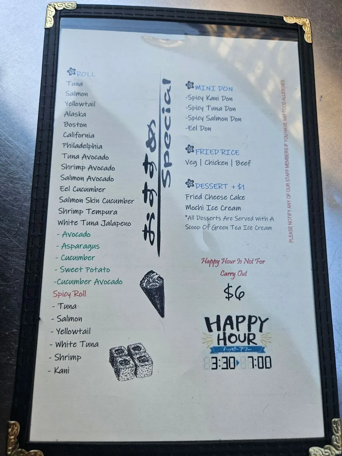 Menu 4