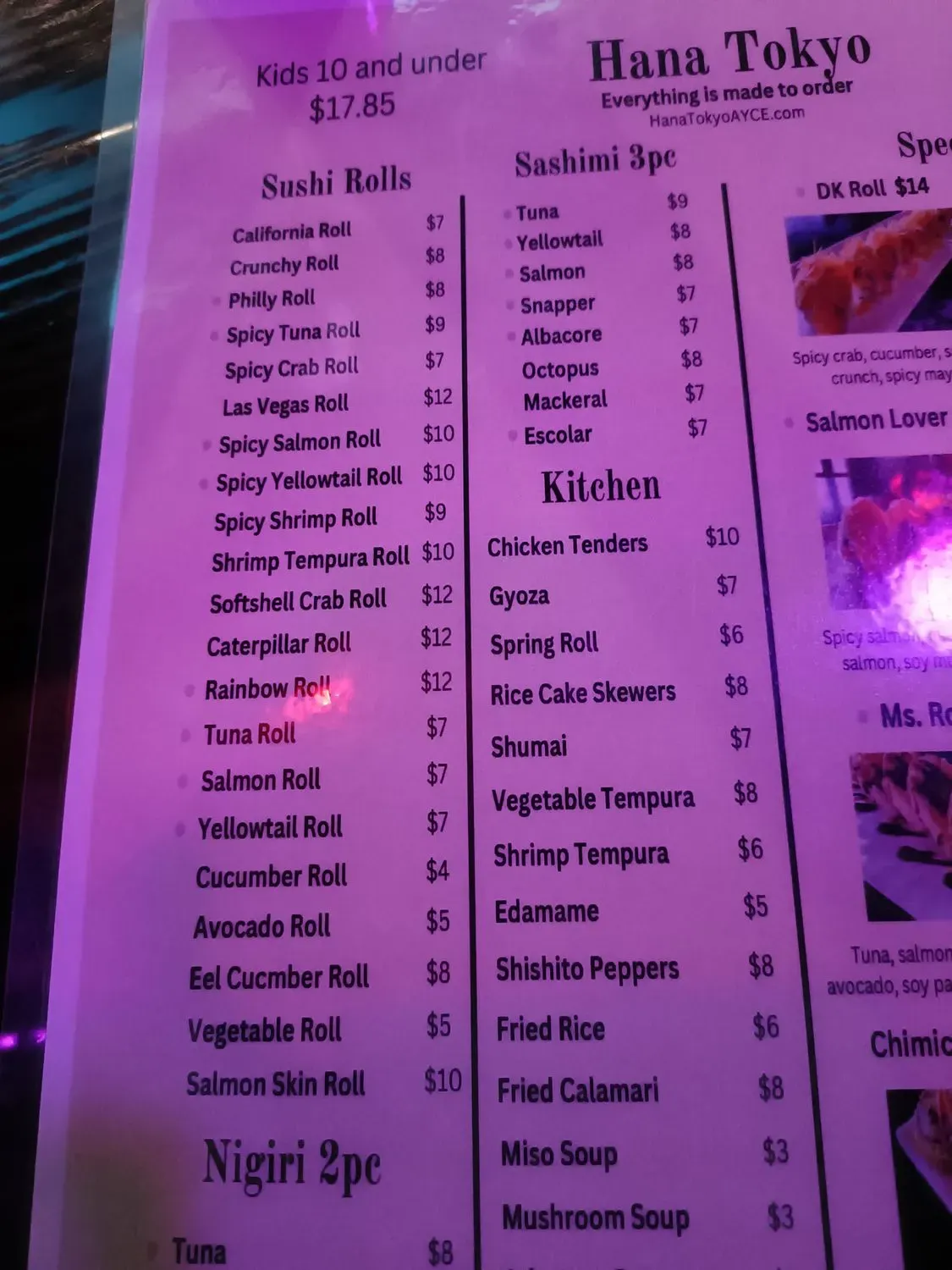 Menu 4