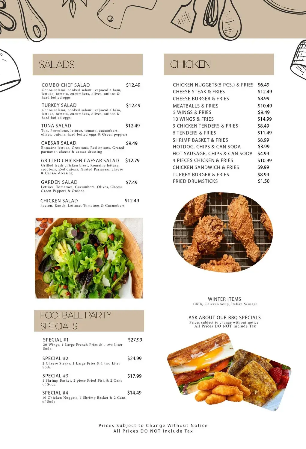 Menu 2