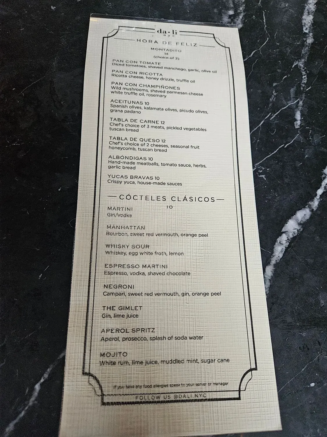 Menu 2