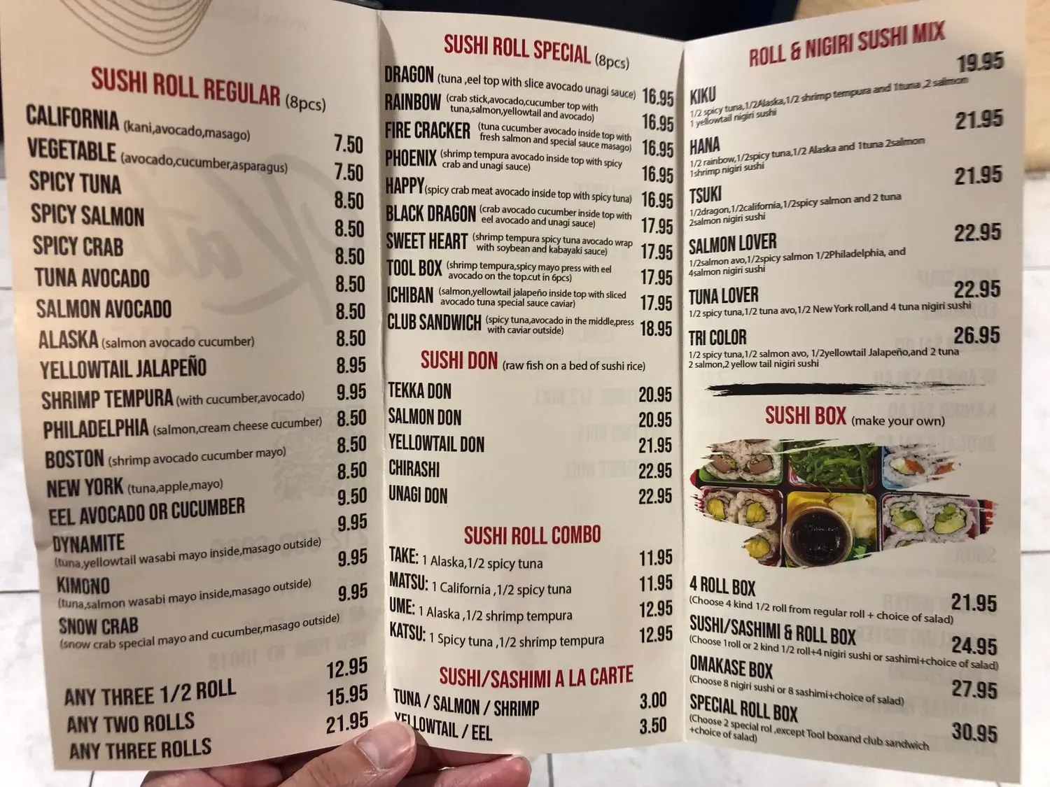 Menu 3