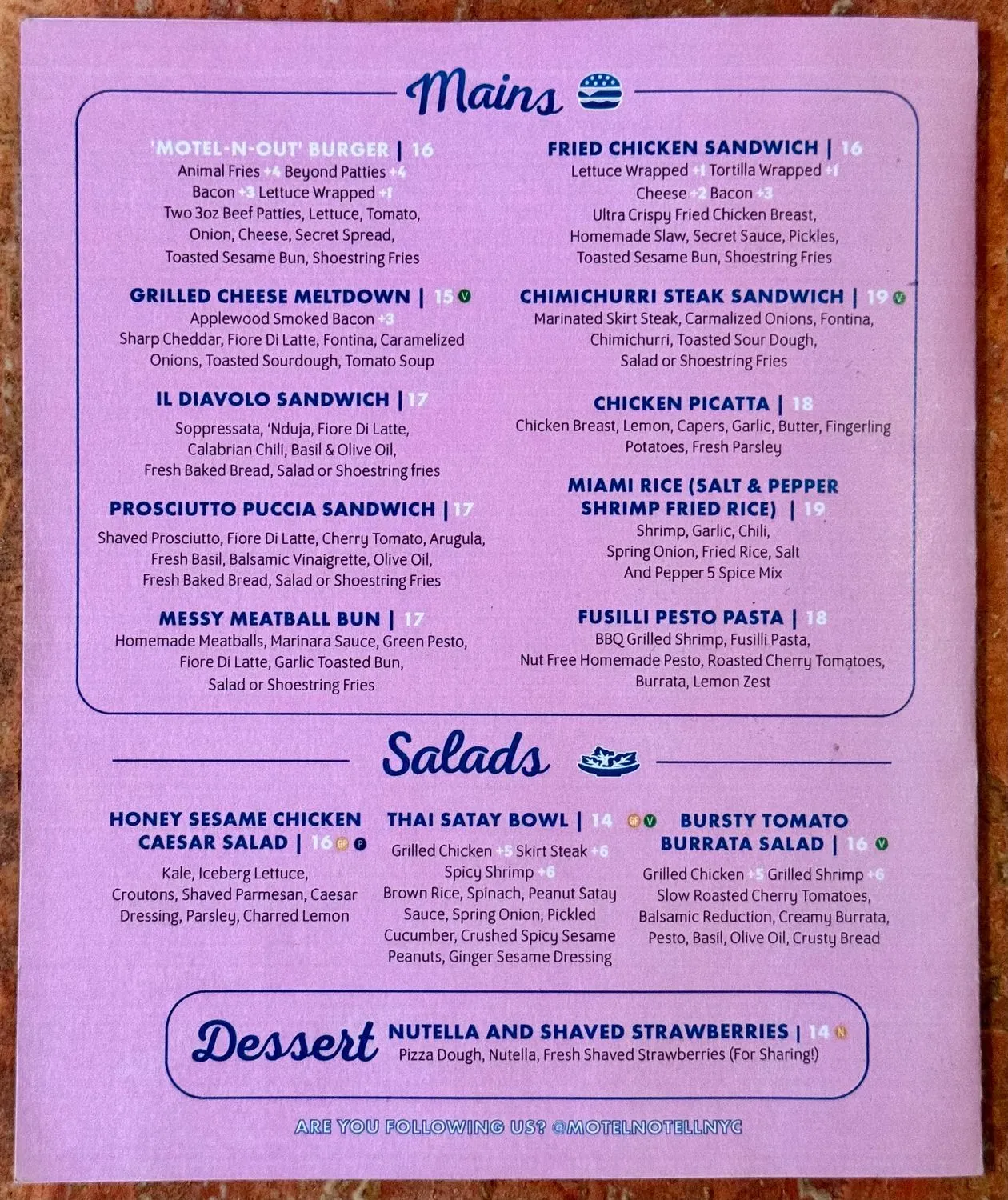 Menu 2