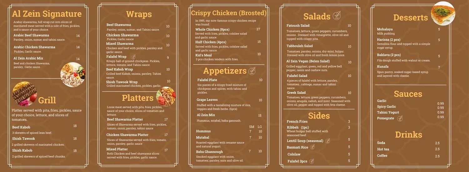 Menu 2