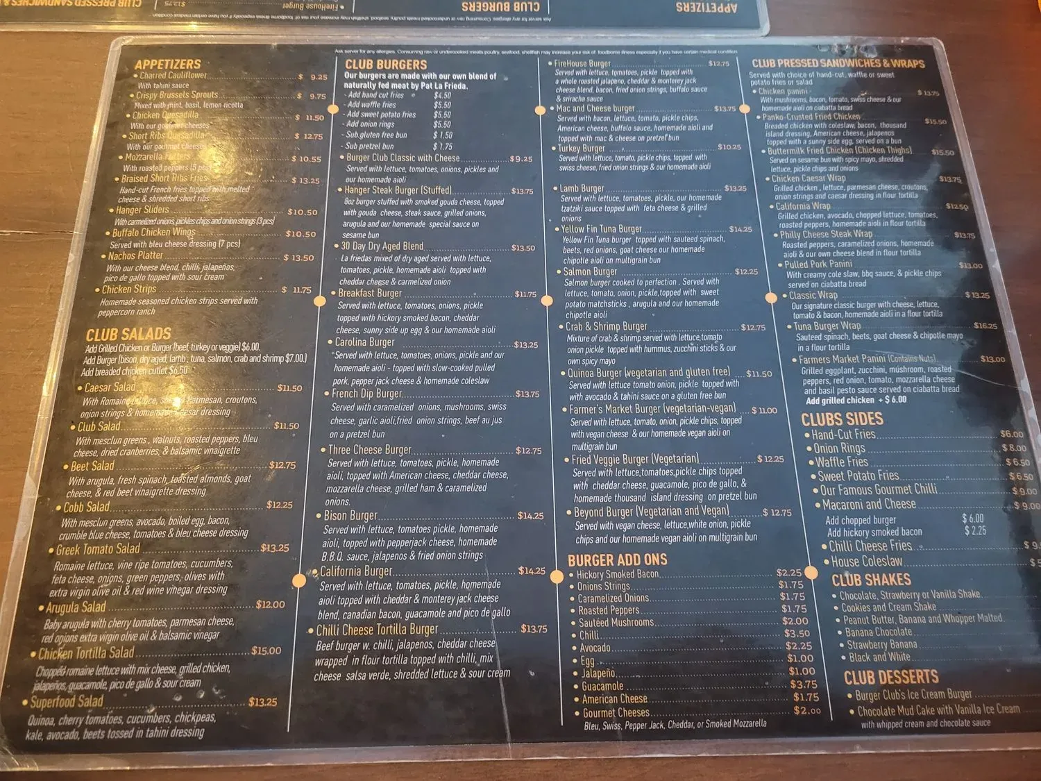 Menu 5