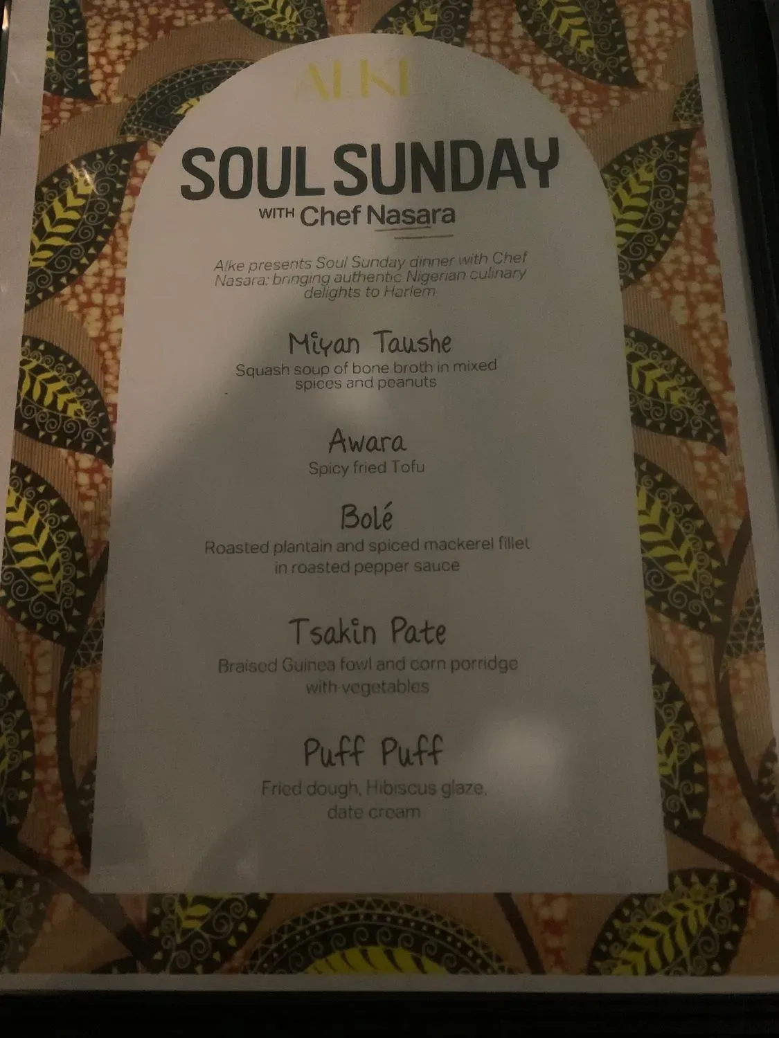 Menu 4