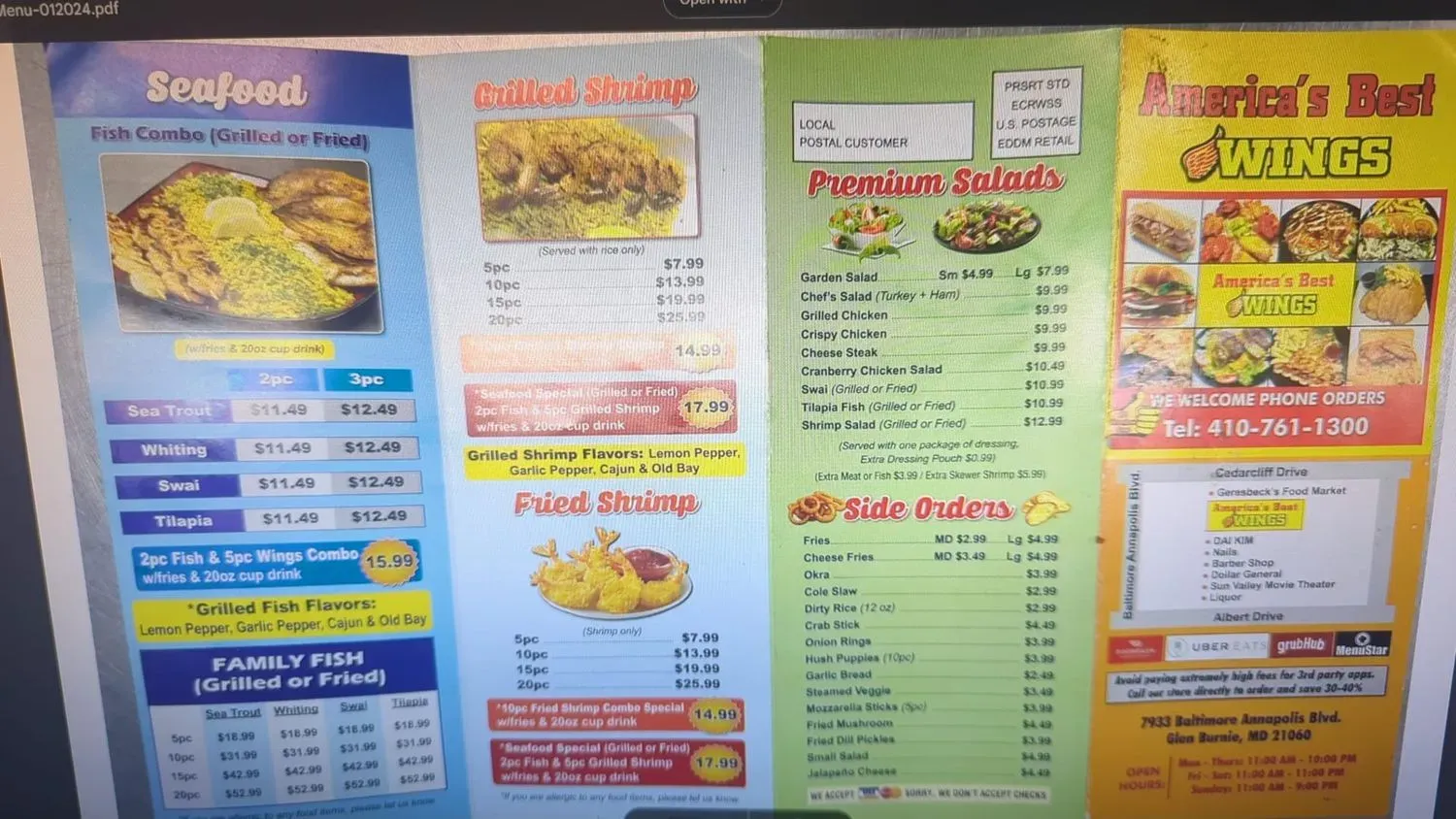 Menu 2